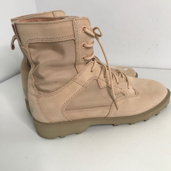 Sorel Caribou Combat Boot Lightweight Lace Up Womens 9 - Picture 6 of 11
